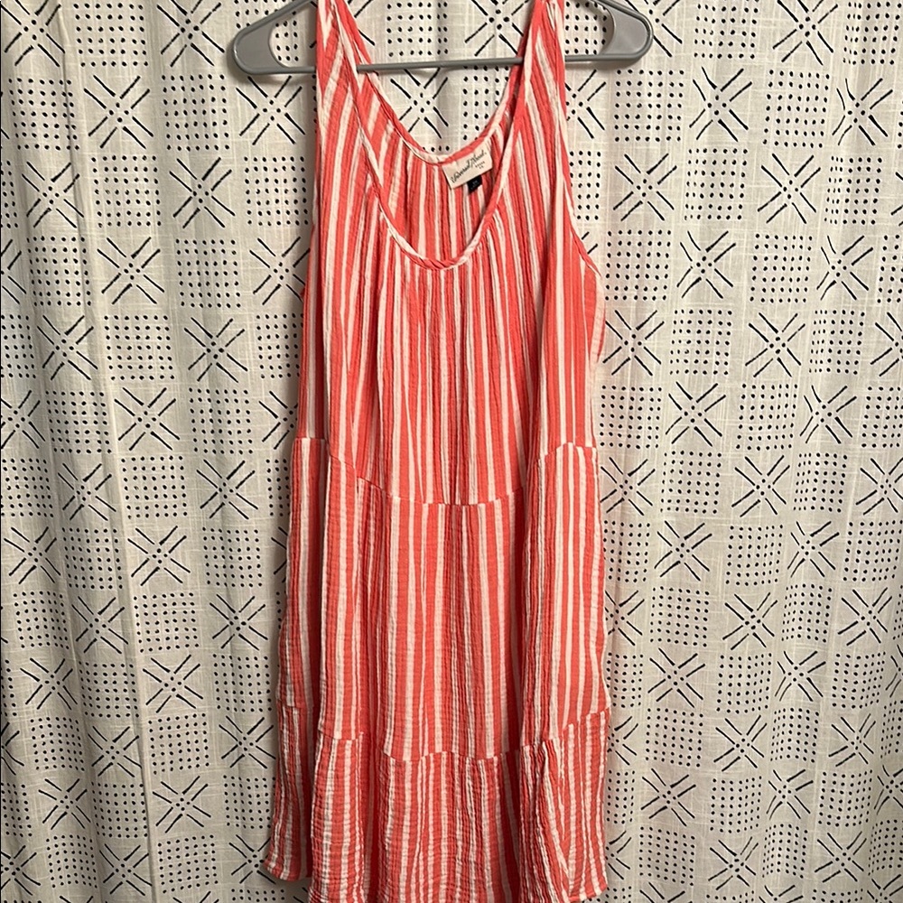 Universal Thread Red and White Striped Dress